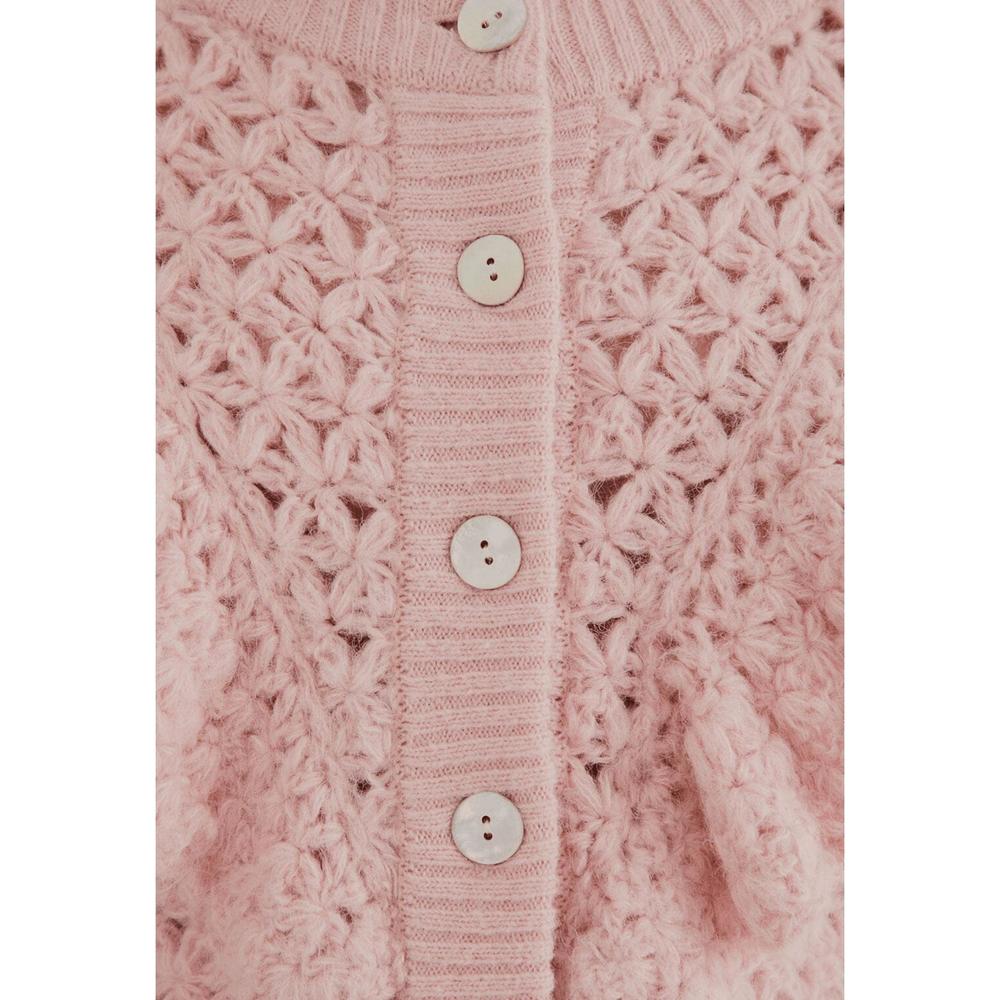 FARM Rio Pink Ruffled Cardigan - Picture 8 of 8